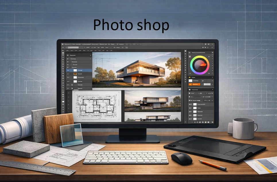 فوتوشاپ برای معماری